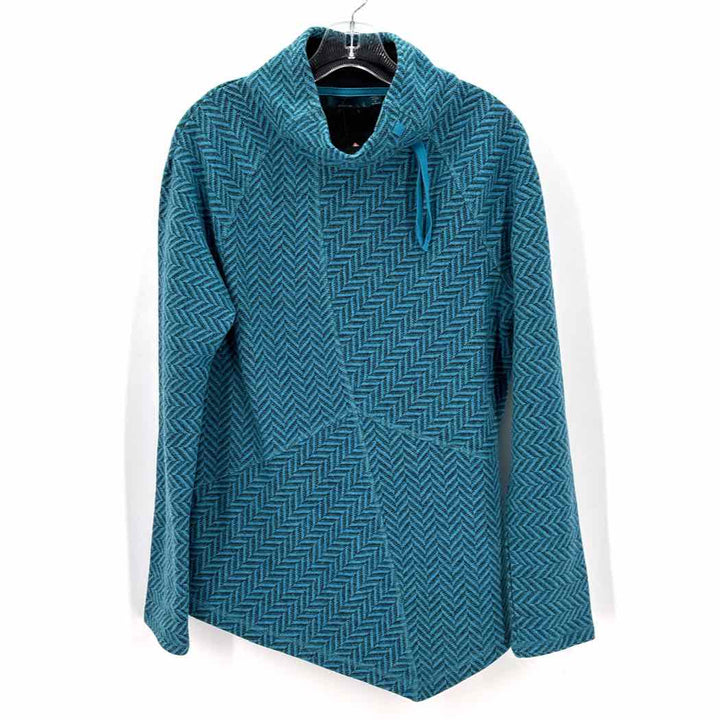 Size L PRANA Teal Knit Sweater