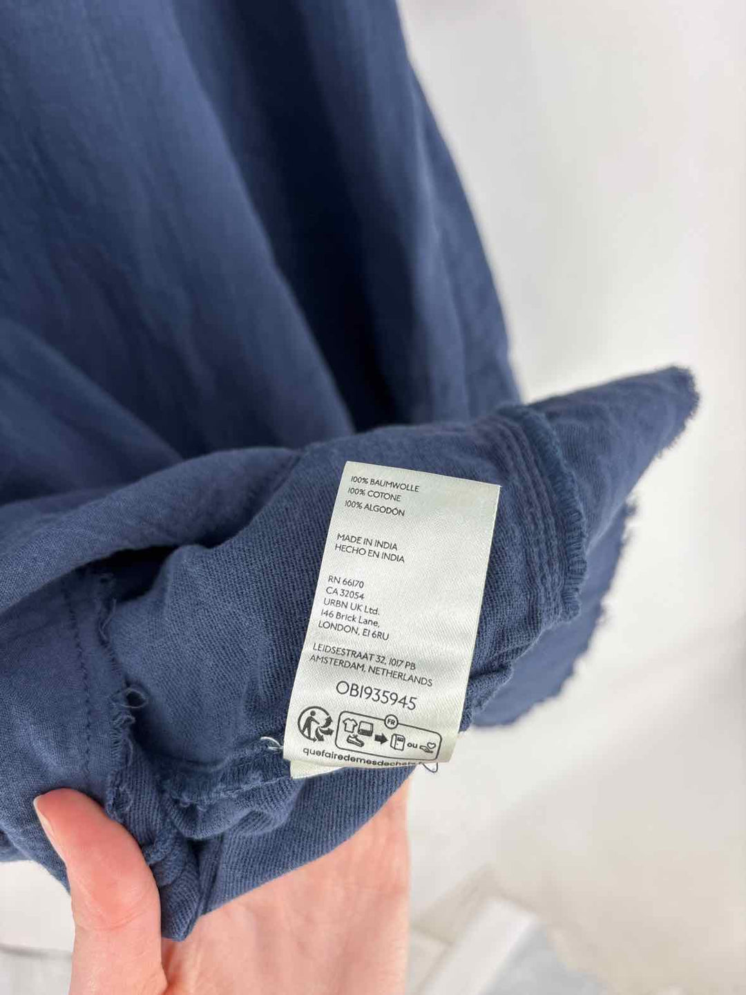 Size XS WE THE FREE Blue Shirt