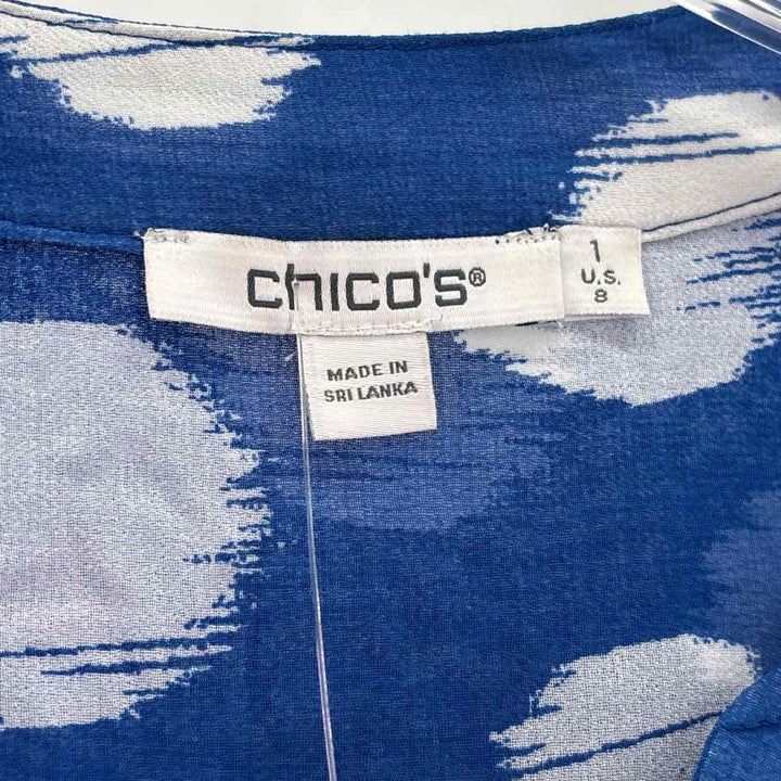 Size M Chico's Royal Blue Shirt