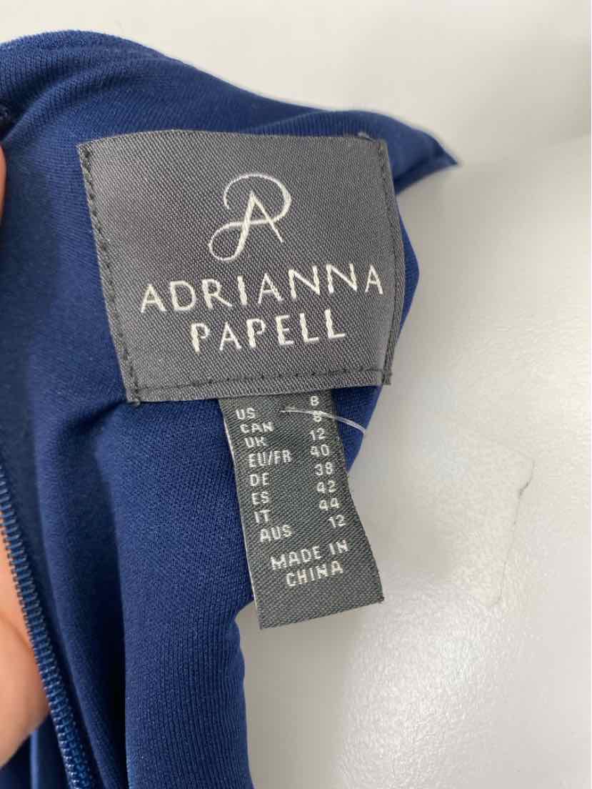 Size 8 Adrianna Papell Navy Dress