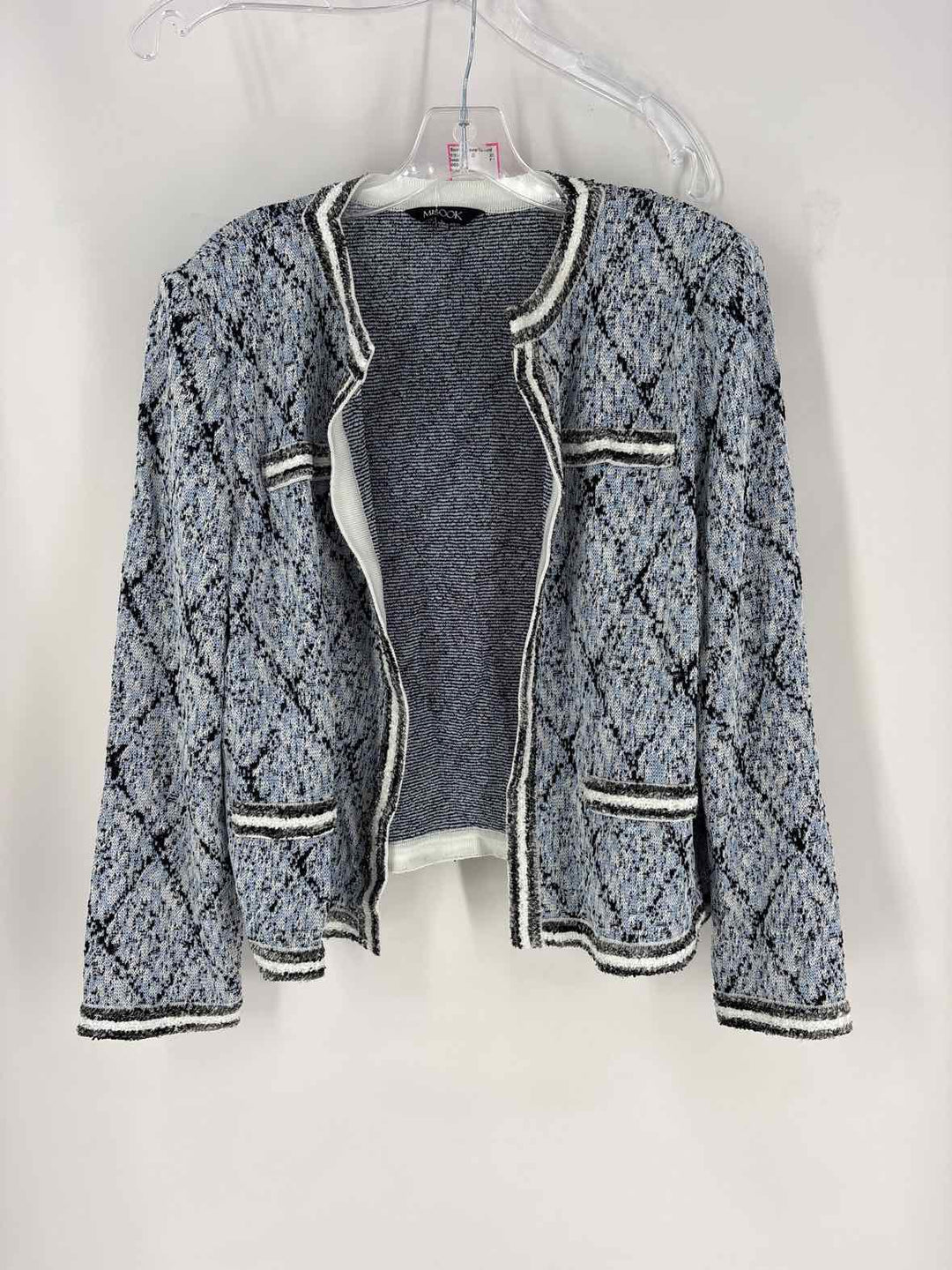 Size L MISOOK Blue Print Sweater