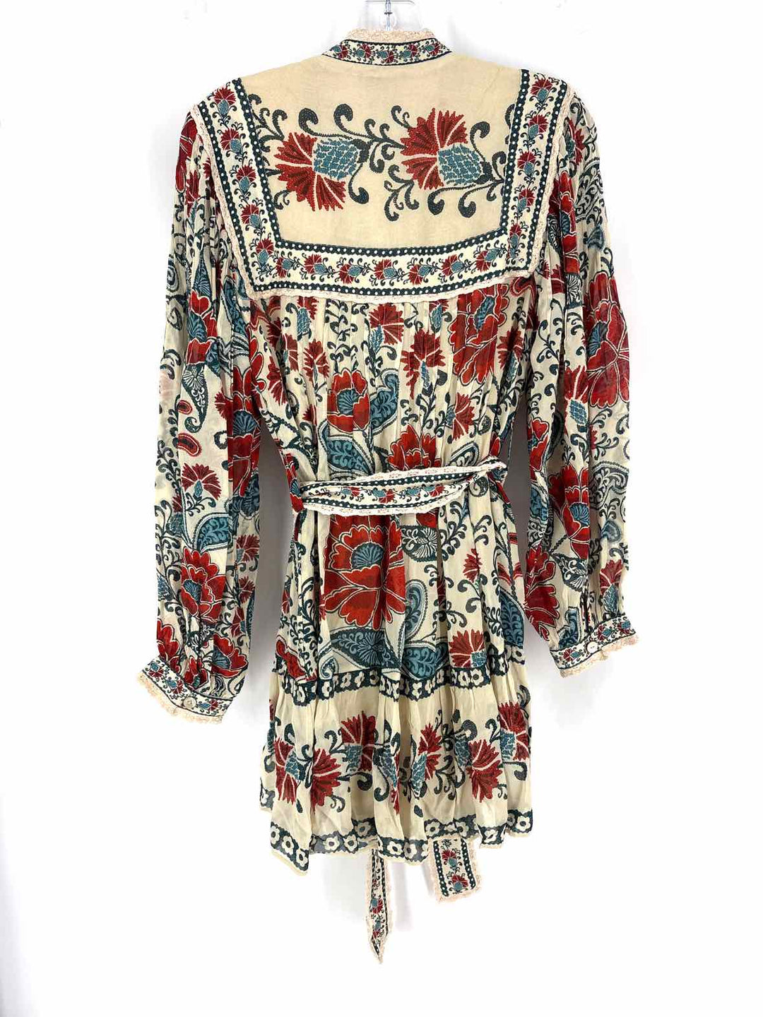 Size S FARM RIO Beige Print Dress