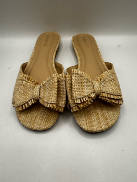 Shoe Size 8.5 CROWN & IVY Tan Sandals