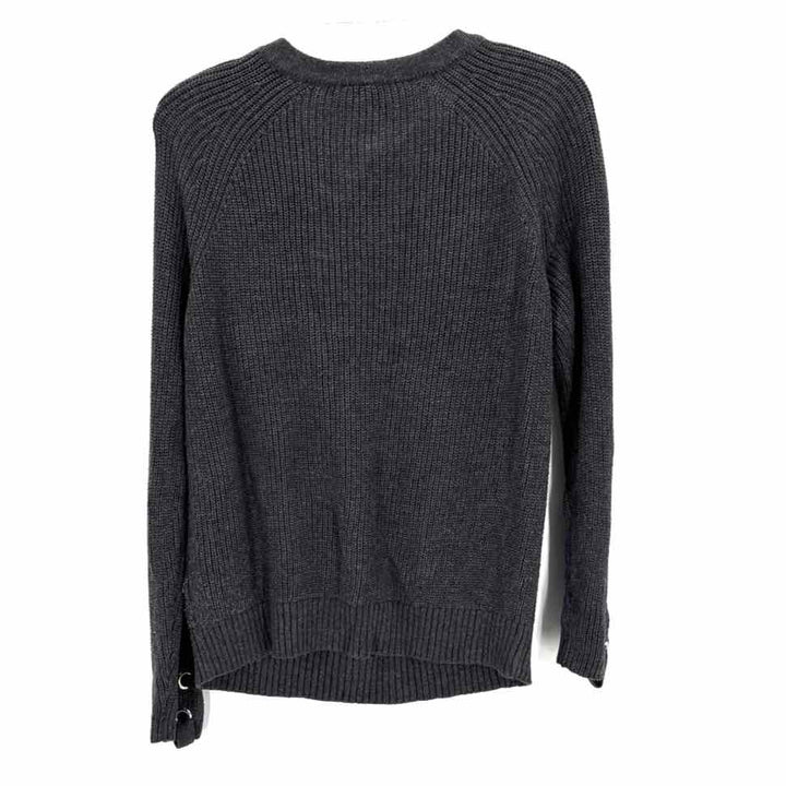 Size XL CABLE &amp; GAUGE Charcoal Knit Sweater