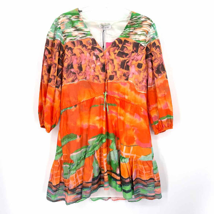 Size L Orange Dress