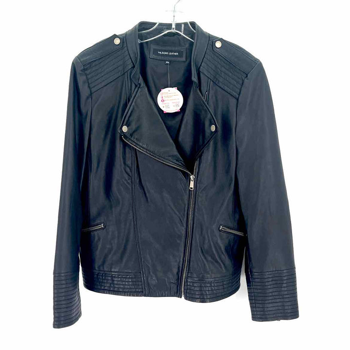 Size XXL WILSONS LEATHERS Black Leather Jacket