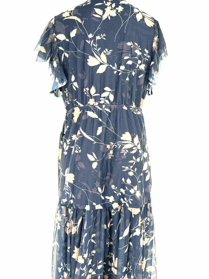 Size XL Navy Print Dress