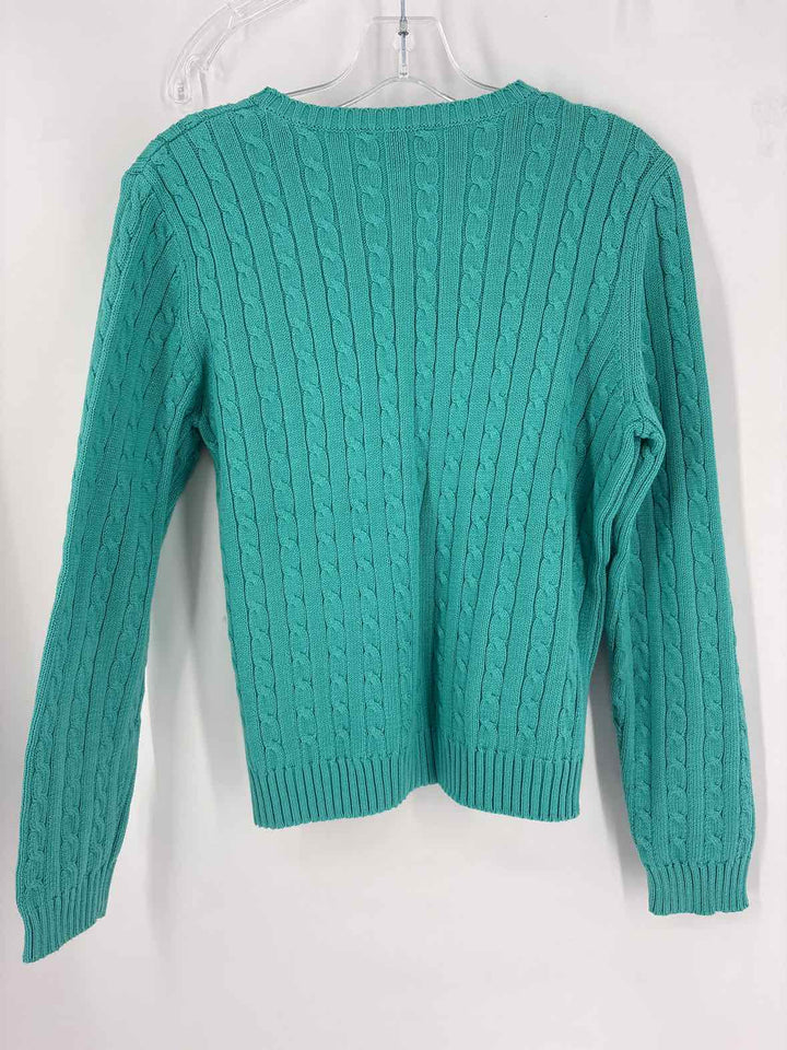 Size M RALPH LAUREN Green Knit Sweater