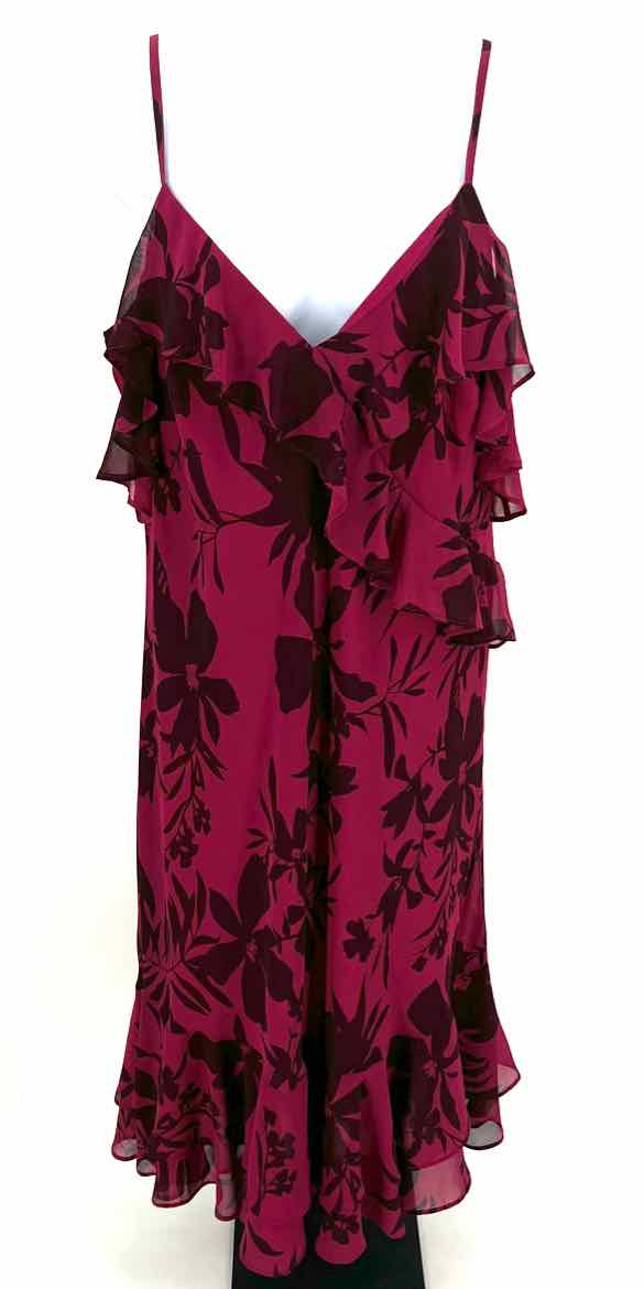 Size 1X AVA & VIV Purple Dress