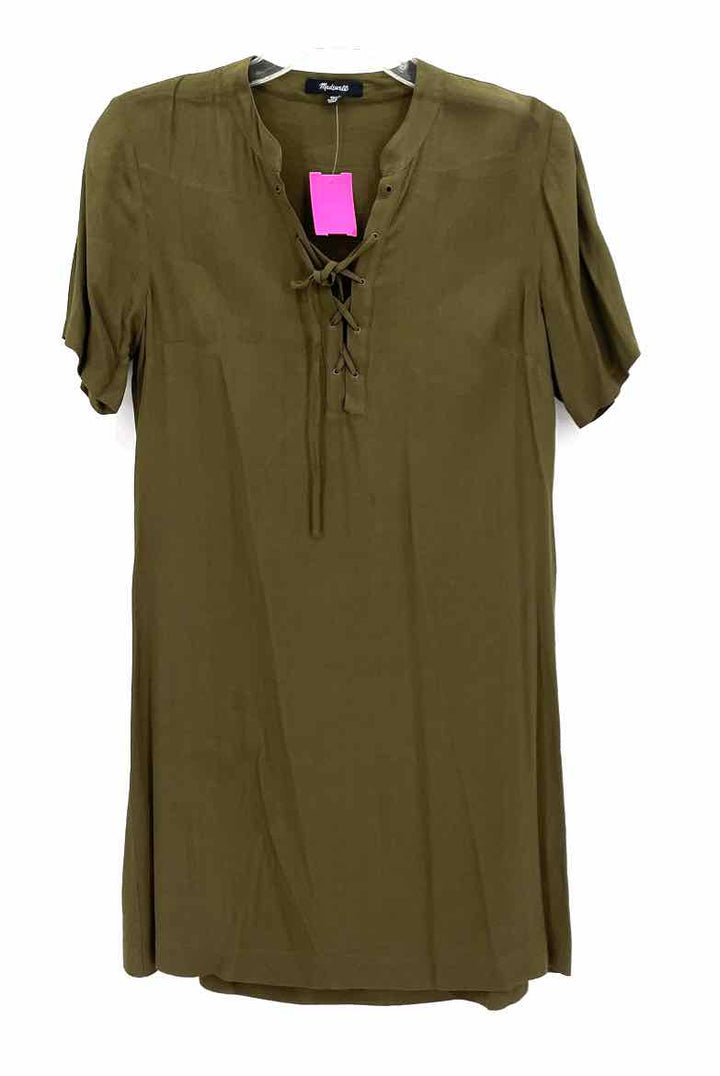 Size XS MADEWELL Olive Dress