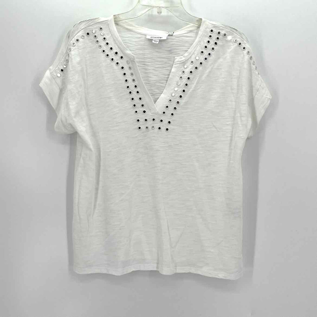 Size S Chico's White Sweater