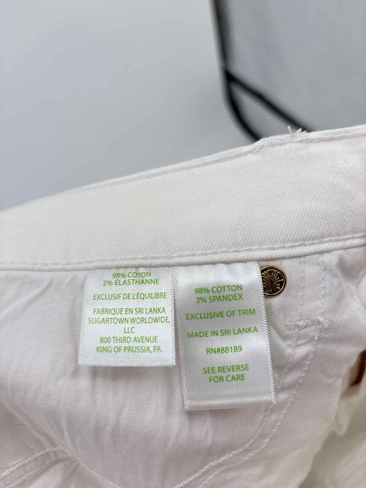 Size 14 Lilly Pulitzer White Pants