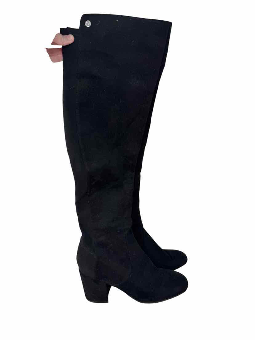 Shoe Size 7.5 MARC FISHER Black Suede Boots