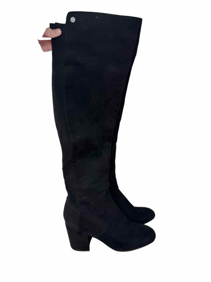 Shoe Size 7.5 MARC FISHER Black Suede Boots