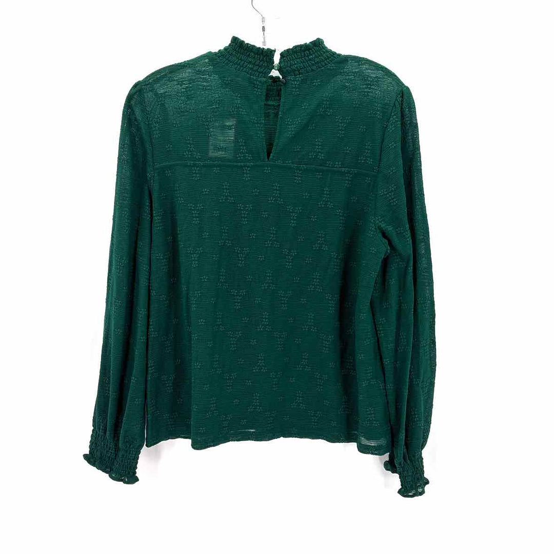 Size L Adrianna Papell Green Shirt