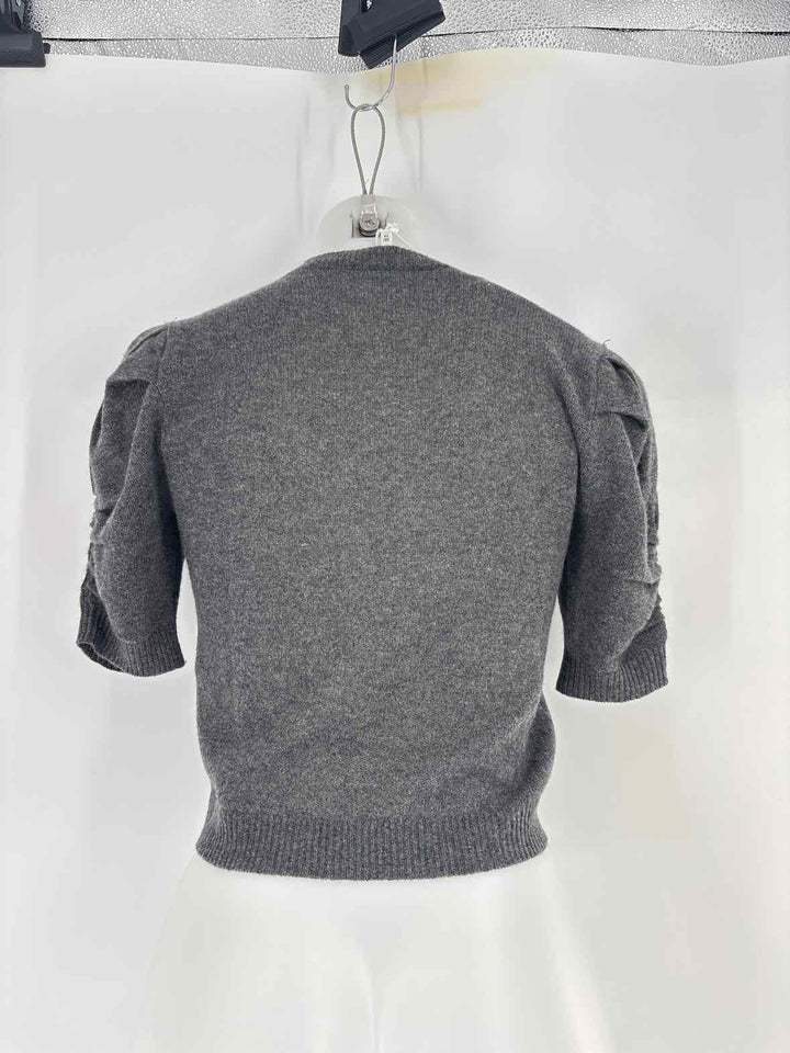 Size XS FRAME Gray Cashmere Sweater