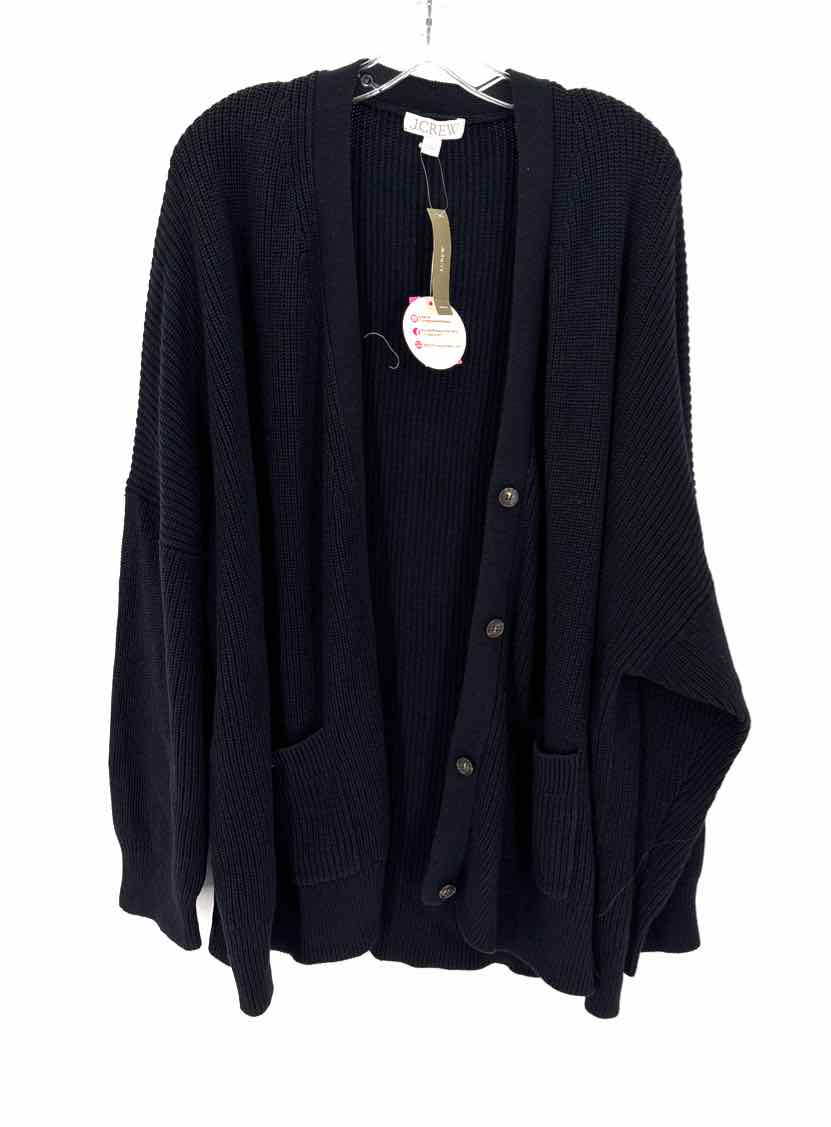 Size 3X J Crew Black Knit Cardigan