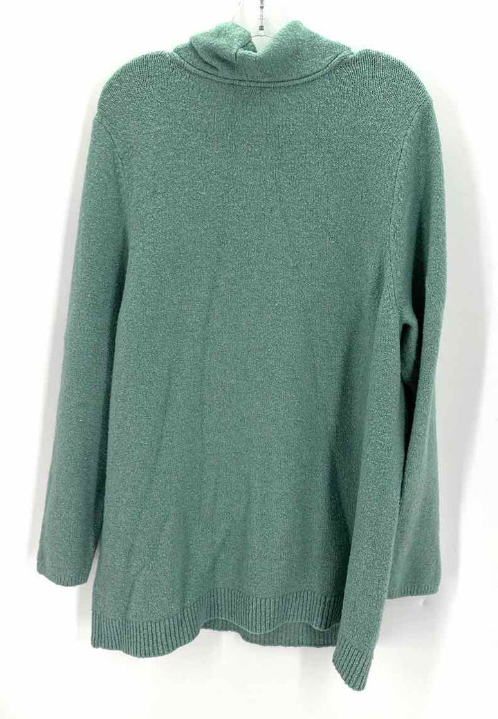 Size 2X J JILL Green Knit Skirt