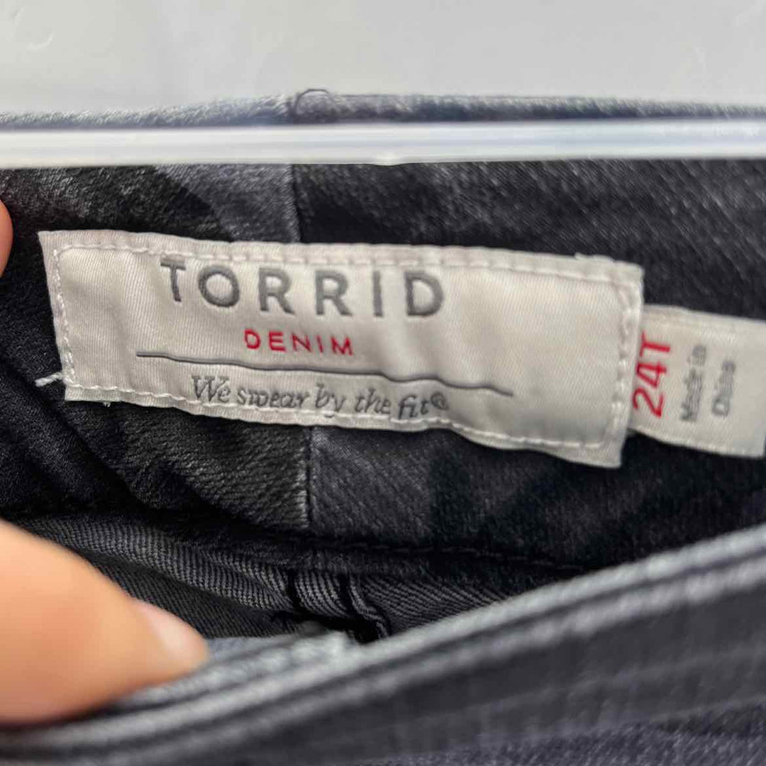 Size 24 Torrid Gray Jeans