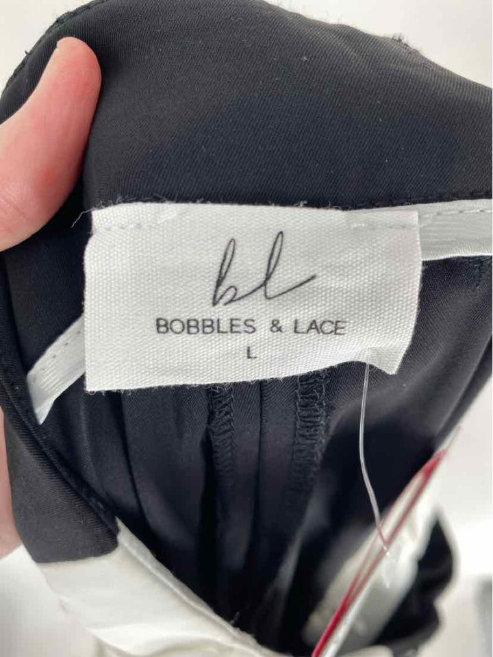 Size L Black/White Pants