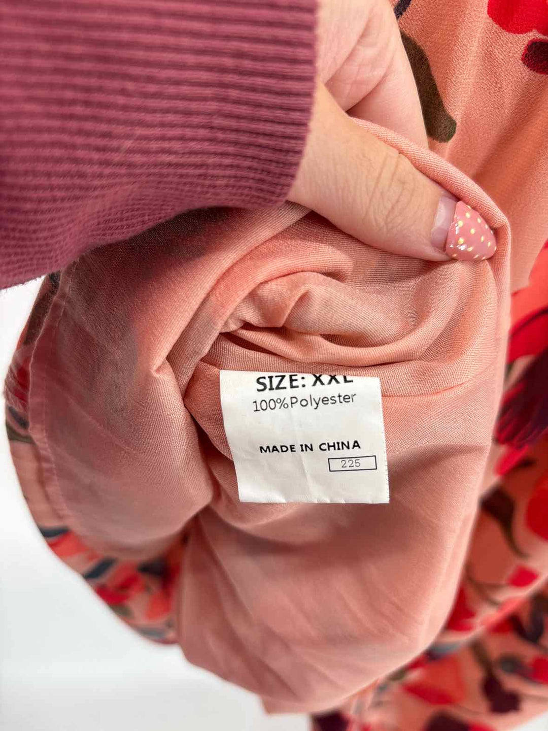 Size XXL PINK PRINT Dress