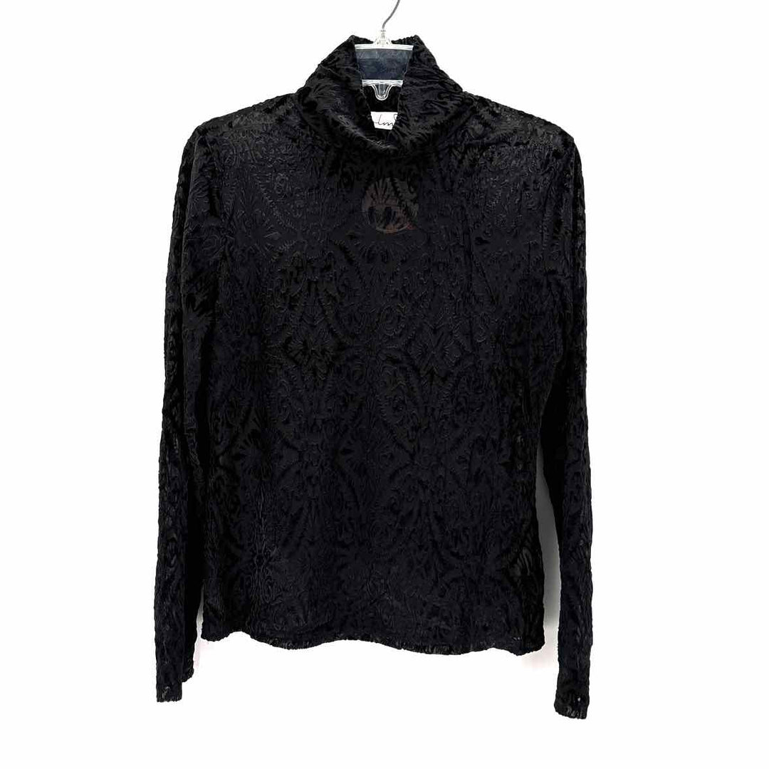 Size XL Black Velvet Shirt