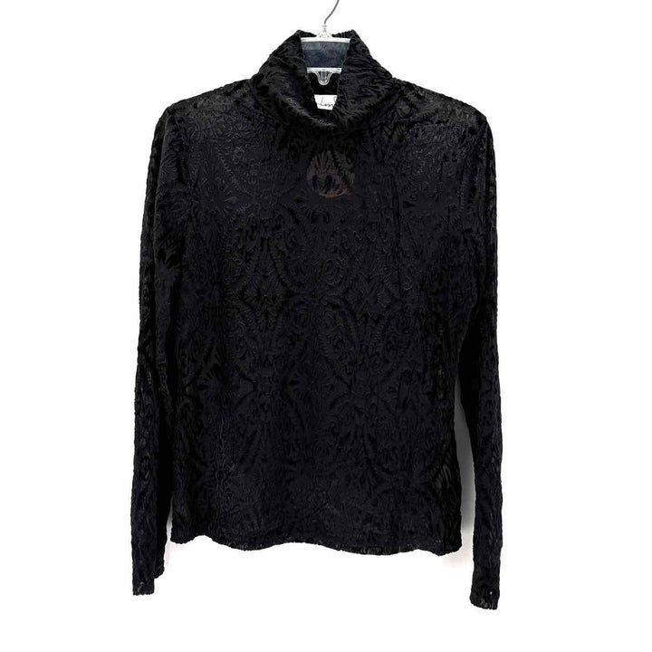 Size XL Black Velvet Shirt