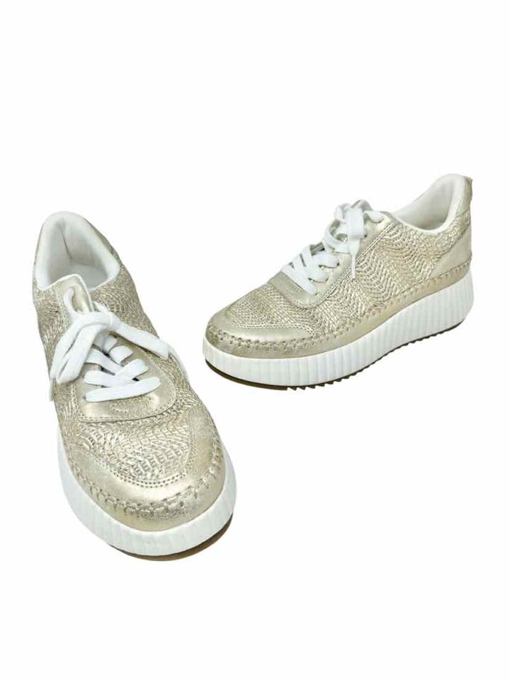 Shoe Size 10 UNIVERSAL THREAD Gold Sneakers