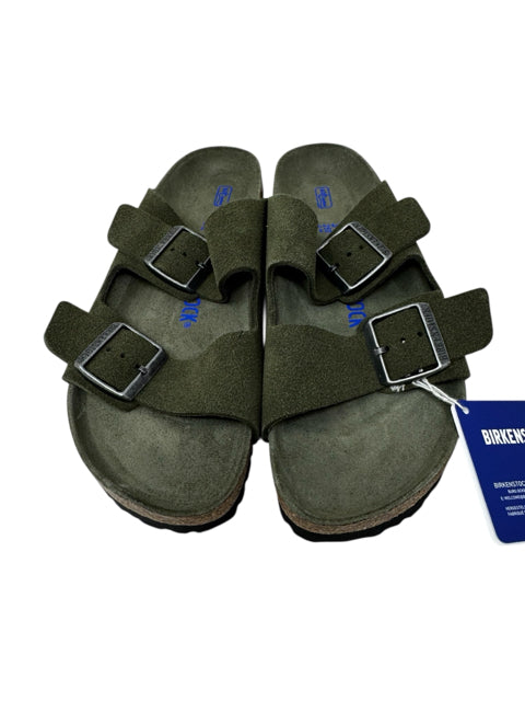 Shoe Size 39 Birkenstock Green Suede Sandals