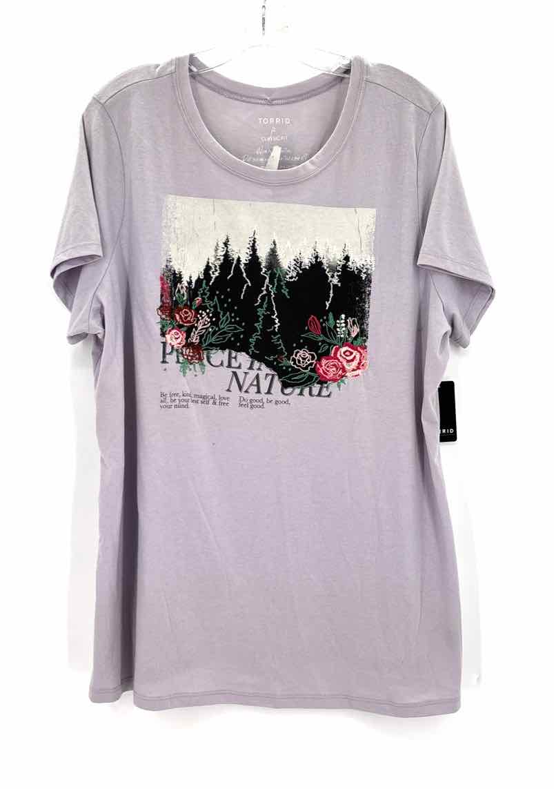 Size 2X Torrid Lavender Shirt