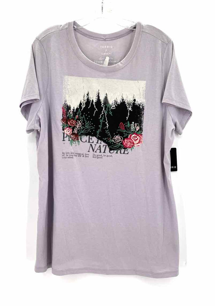Size 2X Torrid Lavender Shirt