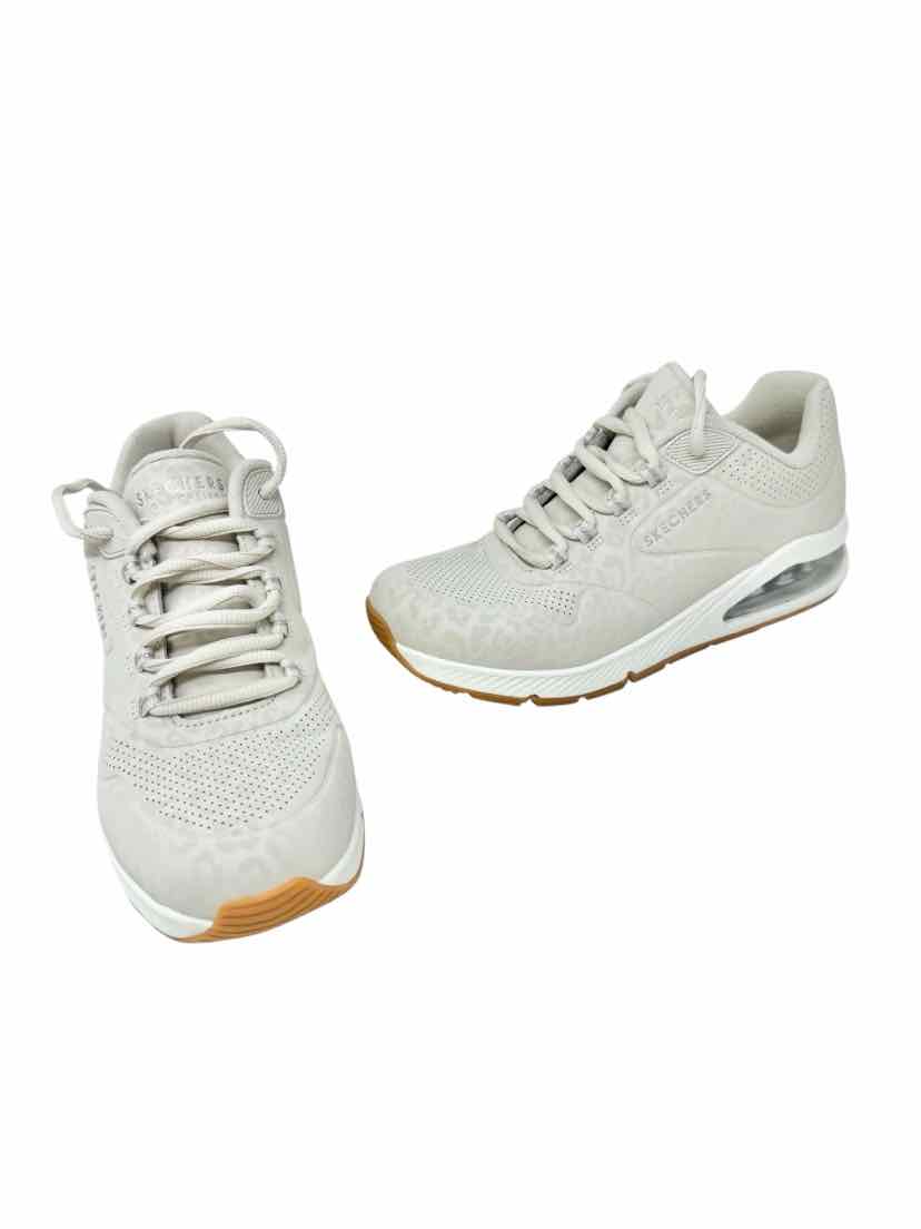 Shoe Size 8 Cream Sneakers