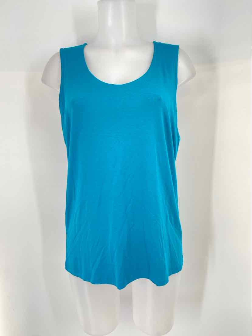 Size M Eileen Fisher Teal Shirt