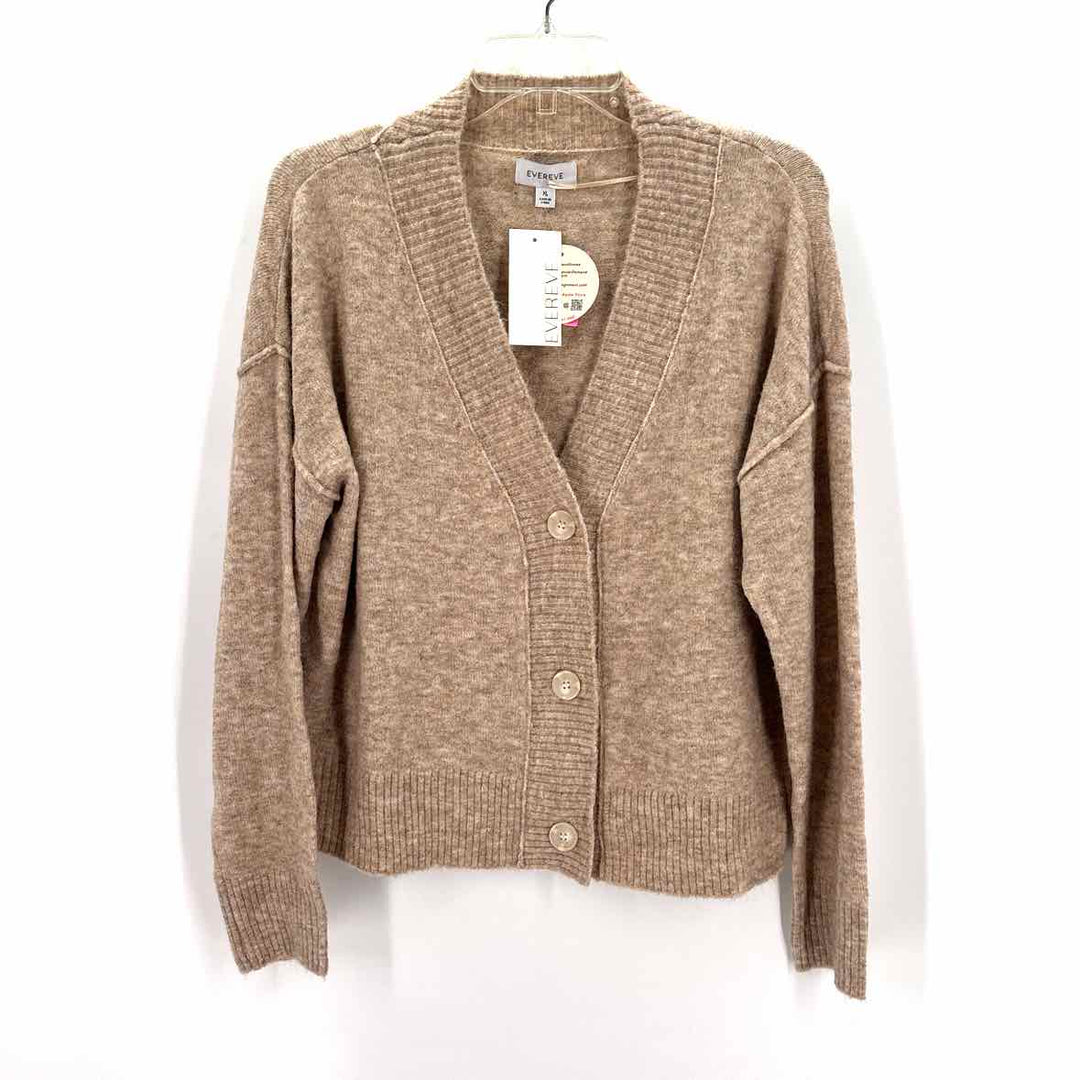 Size XL EVEREVE Tan Cardigan