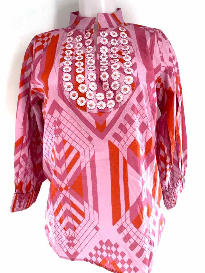 Size XS Purple Print Shirt