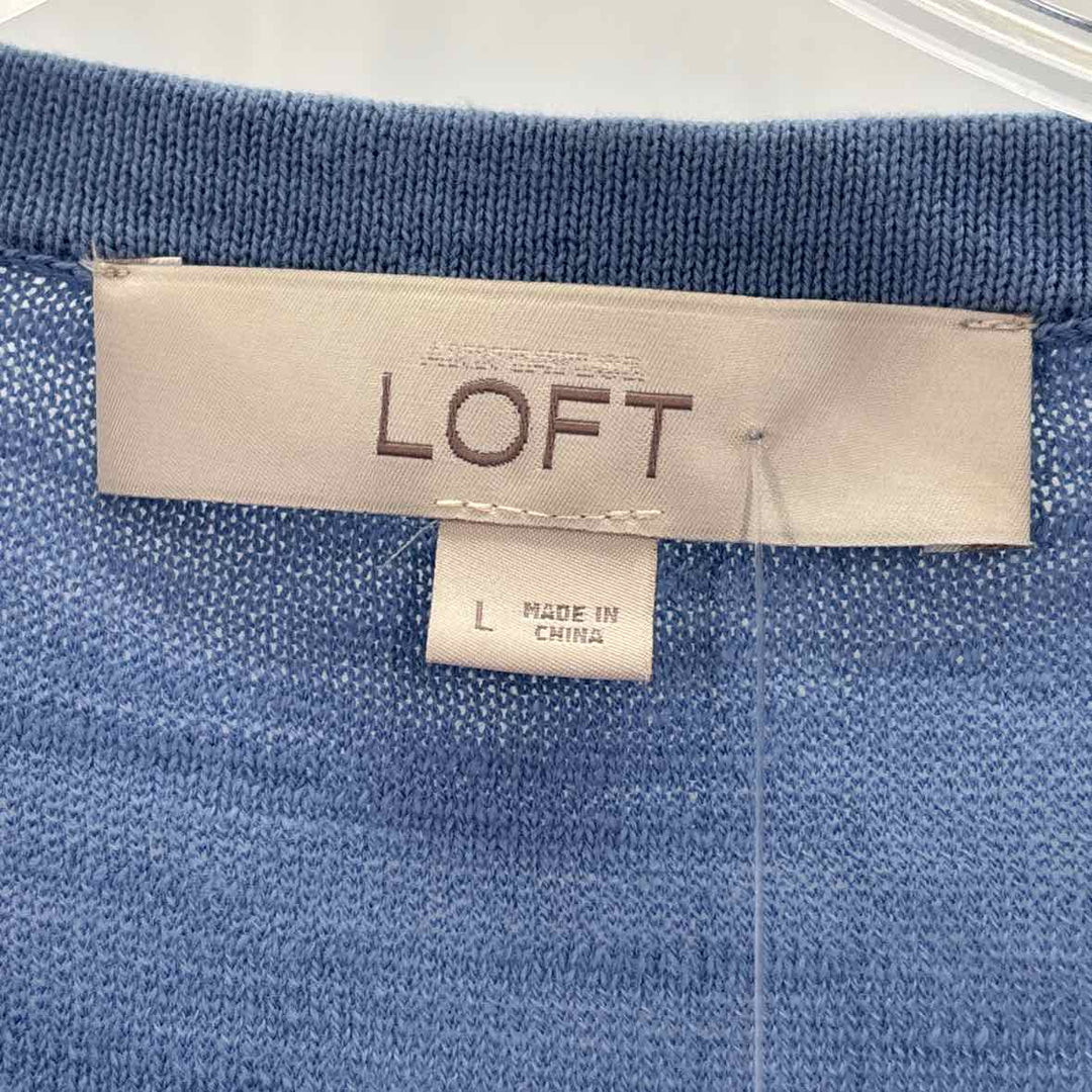 Size L LOFT Blue Sweater