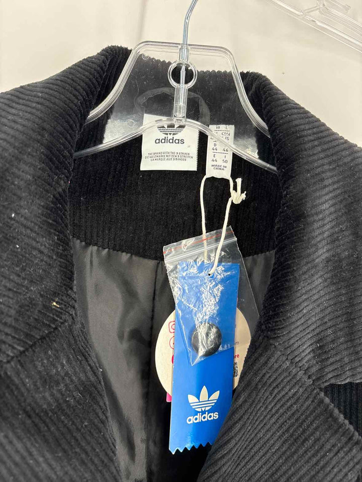 Size L Adidas Black Corduroy Jacket