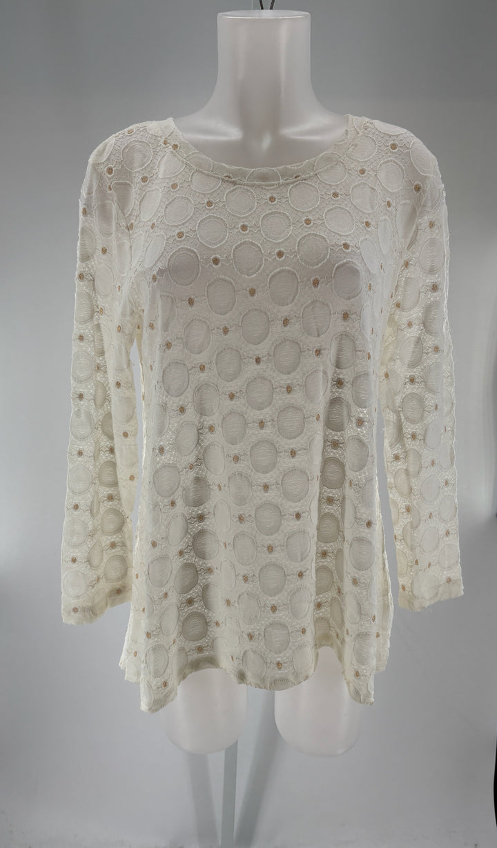 Size S NALLY & MILLIE Cream Shirt