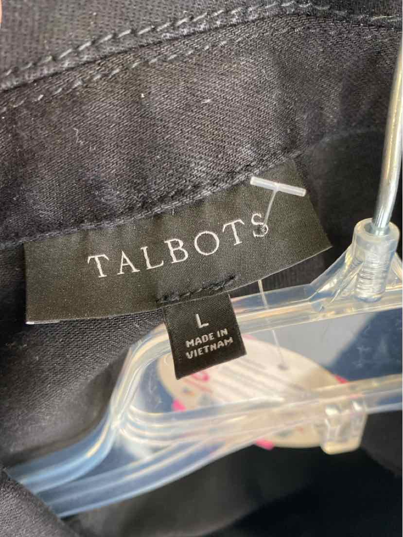 Size L Talbots Black Jacket
