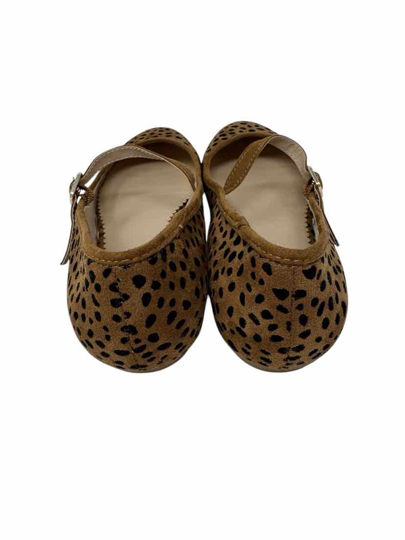 Shoe Size 8.5 ISAAC MIZRAHI Brown Print Flats