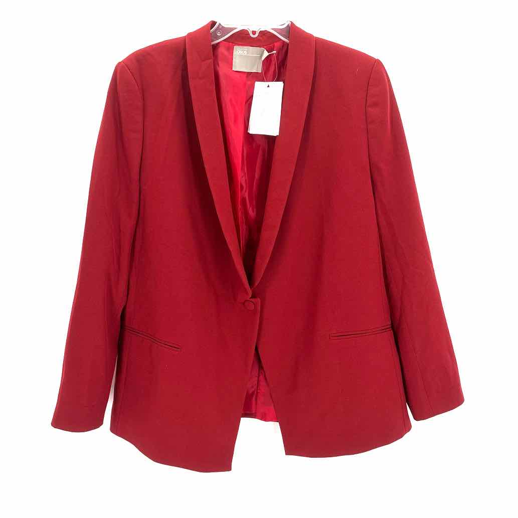 Size L Asos Burgundy Blazer