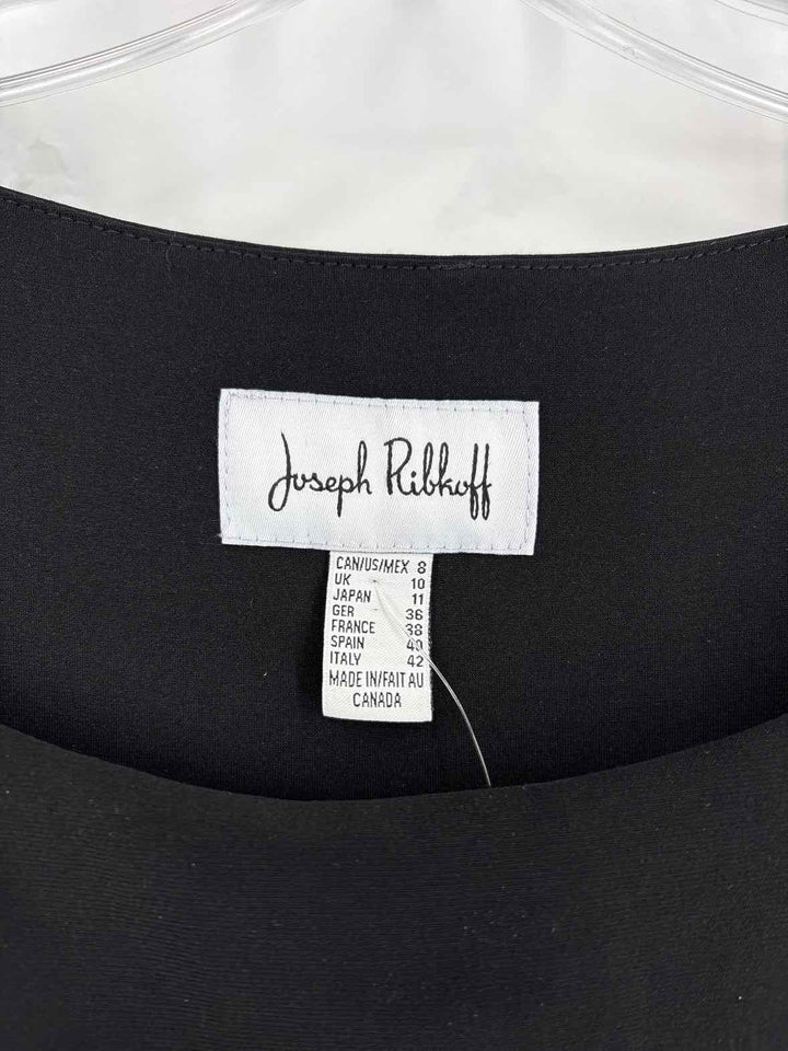 Size 8 JOSEPH RIBKOFF Black Dress