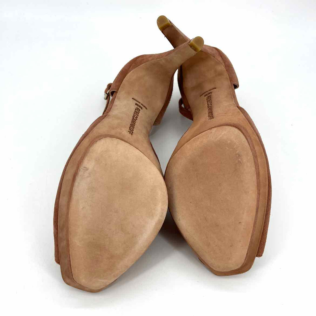 Shoe Size 10 REBECCA MINKOFF Camel Suede Heels