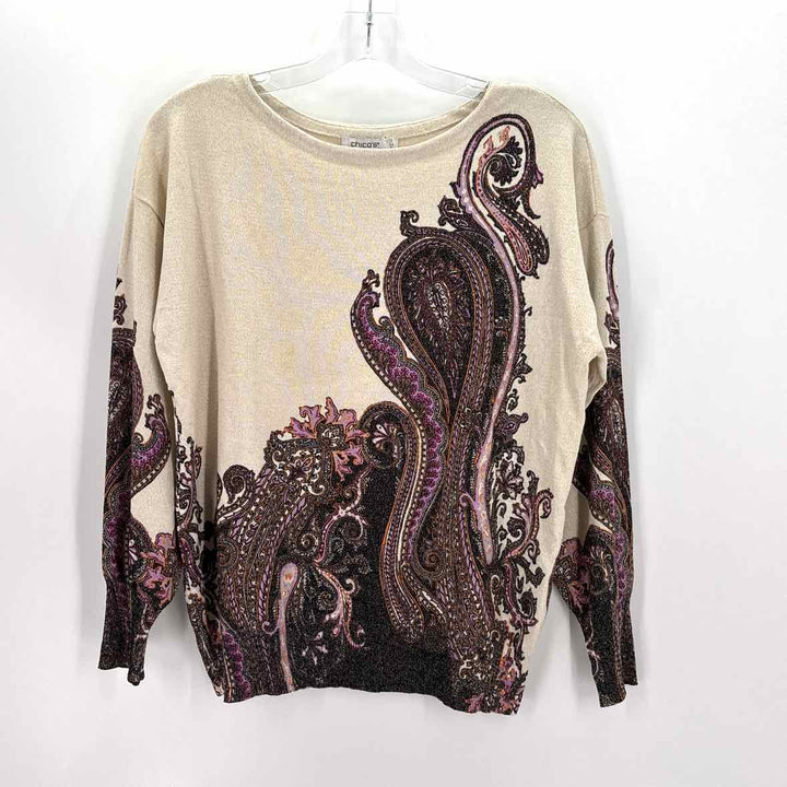 Size M Chico's Champagne Sweater