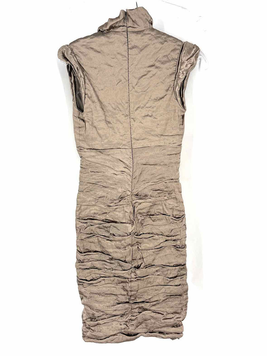 Size S NICOLE MILLER Bronze Dress