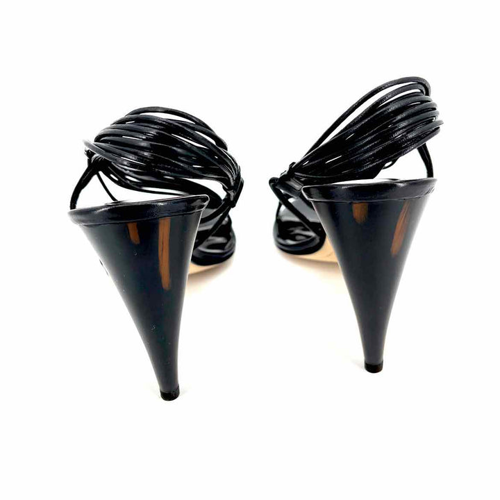 Shoe Size 8.5 SABINA Black Leather Heels