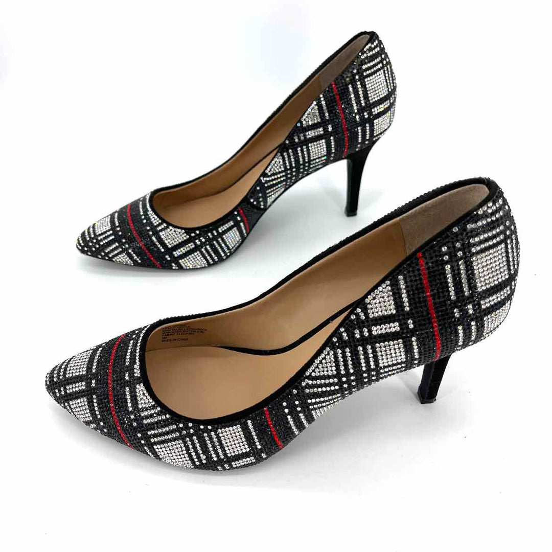 Shoe Size 9 INC Black Print Pumps