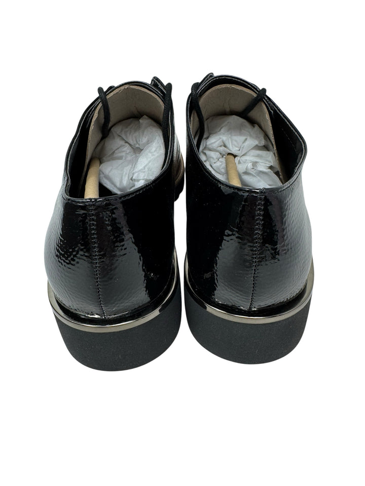 Shoe Size 10 FRANCO SARTO Black PATENT Flats
