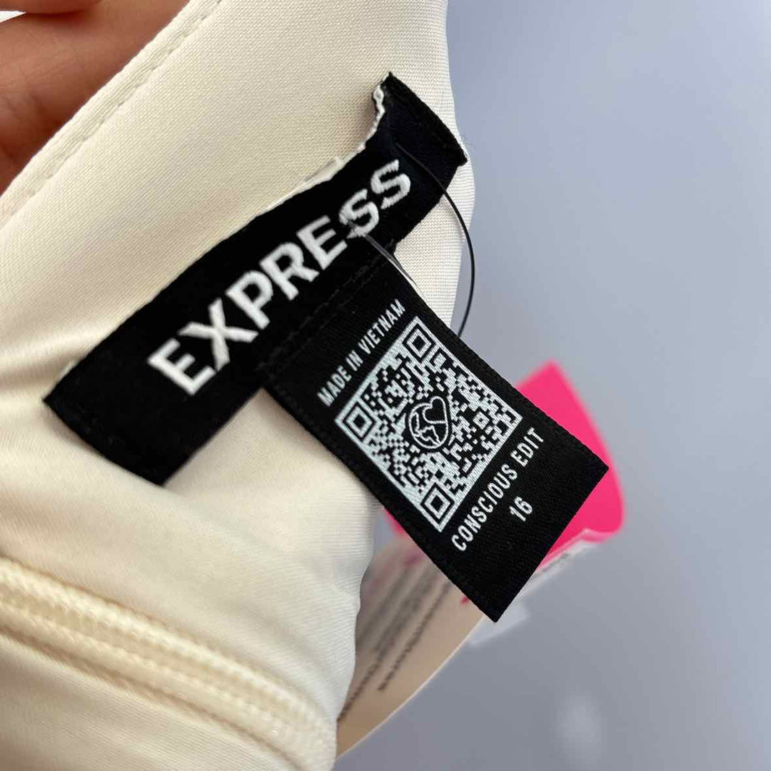 Size 16 EXPRESS Ivory Dress