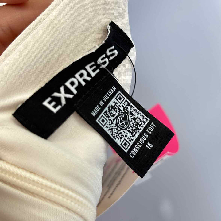 Size 16 EXPRESS Ivory Dress